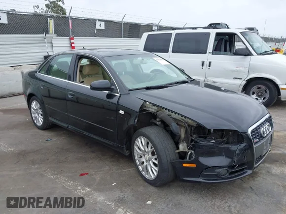 ✅ 2008 Audi A4 2.0T • VIN: WAUDF78E98A146179 • Лот: 42323536. Опубликован ранее на IAAI с пробегом 133 827 миль. Бесплатный доступ к архиву аукционных продаж из США и подробный отчёт об истории автомобиля на DreamBid. Изображение 1.
