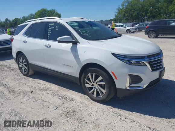 ✅ 2024 Chevrolet Equinox Premier • VIN: 3GNAXNEG3RL315031 • Lot: 45118922. Wystawiony na IAAI z przebiegiem 9 469 mil. Bezpłatny archiwum sprzedaży aukcyjnych z USA i szczegółowy raport historii pojazdu na DreamBid. Zdjęcie 1.