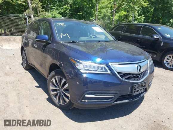 ✅ 2015 Acura MDX Technology • VIN: 5FRYD4H46FB026018 • Лот: 45275725. Опубликован ранее на IAAI с пробегом 72 311 миль. Бесплатный доступ к архиву аукционных продаж из США и подробный отчёт об истории автомобиля на DreamBid. Изображение 1.