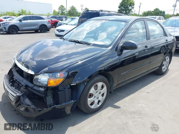 ✅ 2009 Kia Spectra EX • VIN: KNAFE221495595896 • Лот: 42829904. Опубліковано раніше на IAAI з пробігом 44 283 миль. Безкоштовний доступ до архіву аукціонних продажів зі США та докладний звіт про історію автомобіля на DreamBid. Зображення 2.