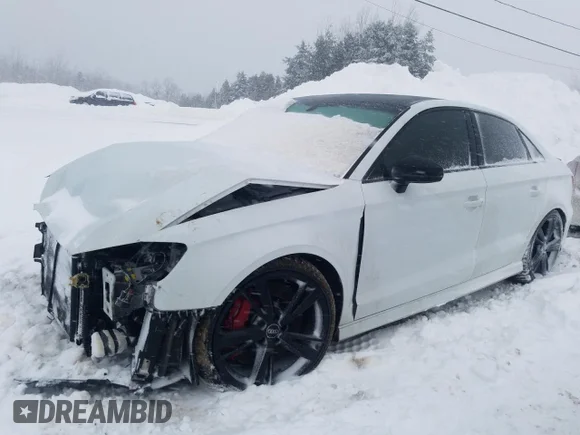 ✅ 2018 Audi RS 3 • VIN: WUABWGFF1J1900271 • Lot: 86164004. Listed on Copart with 98,610 mi. Free auction sales archive from the USA and detailed vehicle history report at DreamBid. Image 1.
