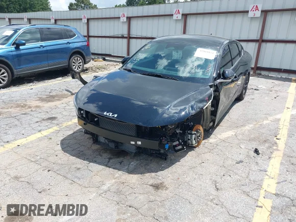 ✅ 2025 Kia K4 GT-Line Turbo • VIN: 3KPFW4DC7SE106041 • Lot: 42818821. Listed on IAAI with 1,842 mi. Free auction sales archive from the USA and detailed vehicle history report at DreamBid. Image 2.