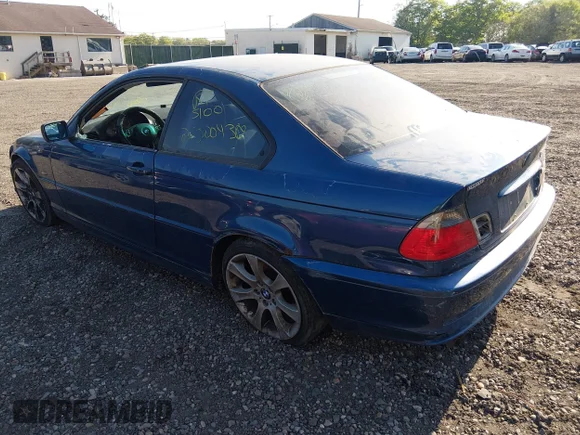 ✅ 2003 BMW 3 Series 325Ci • VIN: WBABN33463PG61649 • Lot: 45163490. Listed on IAAI with Not provided. Free auction sales archive from the USA and detailed vehicle history report at DreamBid. Image 3.