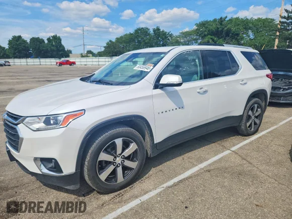 ✅ 2018 Chevrolet Traverse LT • VIN: 1GNEVHKW5JJ274725 • Lot: 60456946. Wystawiony na Copart z przebiegiem 171 211 mil. Bezpłatny archiwum sprzedaży aukcyjnych z USA i szczegółowy raport historii pojazdu na DreamBid. Zdjęcie 1.