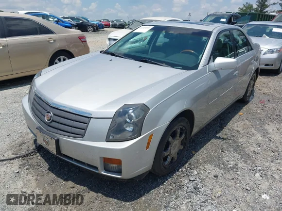 ✅ 2003 Cadillac CTS • VIN: 1G6DM57NX30140813 • Лот: 45343009. Опубліковано раніше на IAAI з пробігом 140 798 миль. Безкоштовний доступ до архіву аукціонних продажів зі США та докладний звіт про історію автомобіля на DreamBid. Зображення 2.