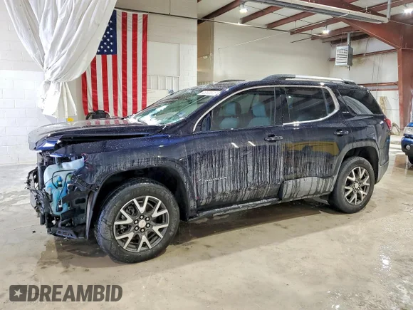 ✅ 2021 GMC Acadia SLE • VIN: 1GKKNRLS6MZ190257 • Lot: 46533526. Listed on Copart with 69,951 mi. Free auction sales archive from the USA and detailed vehicle history report at DreamBid. Image 1.