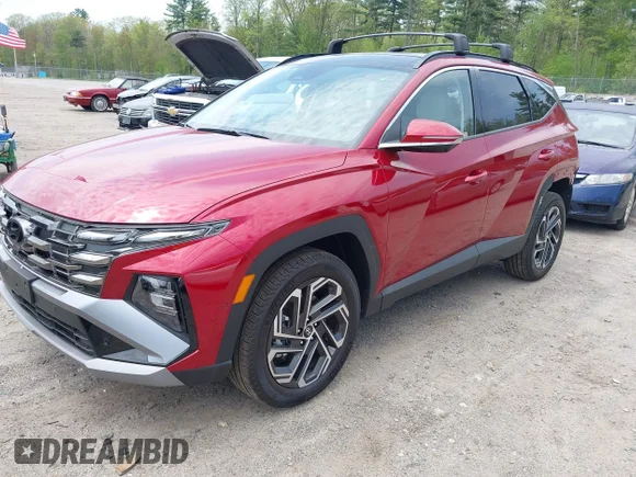 ✅ 2026 Hyundai Tucson Limited • VIN: 5NMJECDEXTH648608 • Lot: 45125207. Listed on IAAI with 647 mi. Free auction sales archive from the USA and detailed vehicle history report at DreamBid. Image 2.