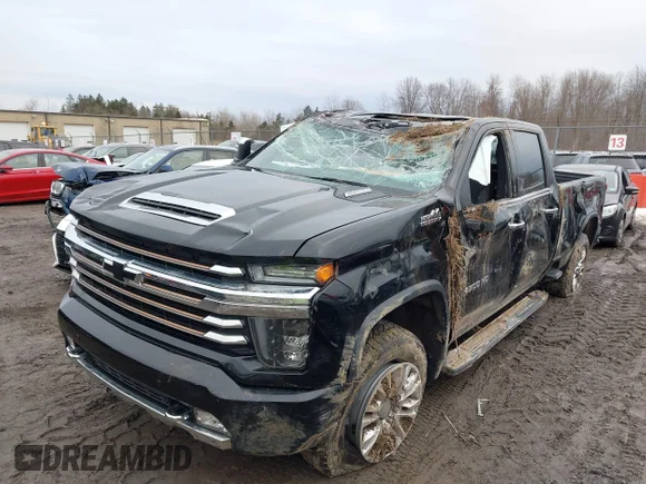 ✅ 2022 Chevrolet Silverado 2500HD High Country • VIN: 1GC1YREY7NF338113 • Lot: 44538281. Wystawiony na IAAI z przebiegiem 45 768 mil. Bezpłatny archiwum sprzedaży aukcyjnych z USA i szczegółowy raport historii pojazdu na DreamBid. Zdjęcie 6.
