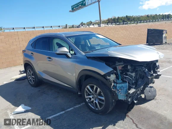 ✅ 2015 Lexus NX 200t • VIN: JTJYARBZ9F2002002 • Lot: 41945065. Listed on IAAI with 25,057 mi. Free auction sales archive from the USA and detailed vehicle history report at DreamBid. Image 1.