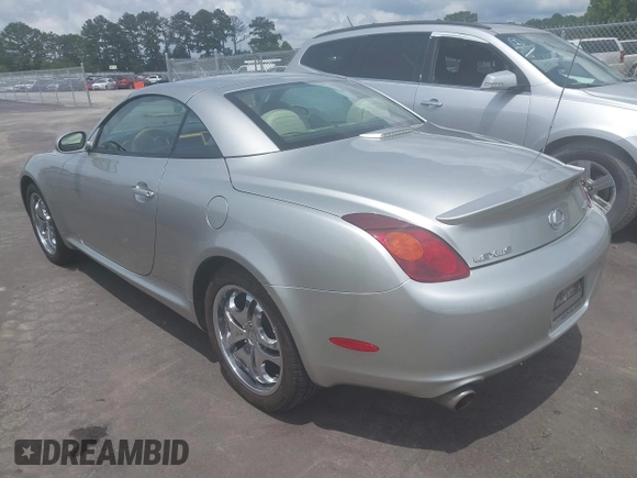 ✅ 2005 Lexus SC 430 • VIN: JTHFN48Y350067436 • Lot: 42489208. Listed on IAAI with 165,431 mi. Free auction sales archive from the USA and detailed vehicle history report at DreamBid. Image 3.