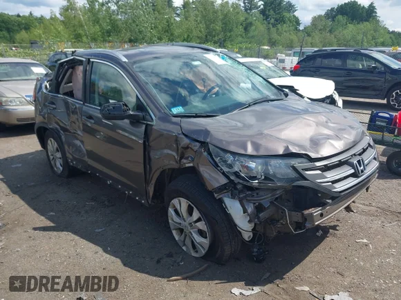 ✅ 2014 Honda CR-V EX-L • VIN: 2HKRM4H71EH716808 • Lot: 45392638. Listed on IAAI with 169,457 mi. Free auction sales archive from the USA and detailed vehicle history report at DreamBid. Image 1.