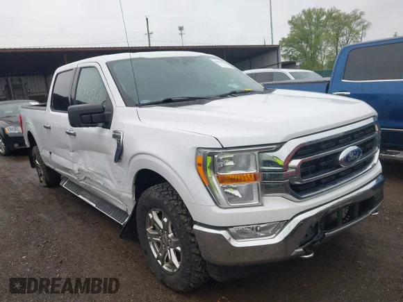 ✅ 2021 Ford F-150 XLT • VIN: 1FTFW1E53MKD29191 • Lot: 44944561. Listed on IAAI with 155,068 mi. Free auction sales archive from the USA and detailed vehicle history report at DreamBid. Image 1.