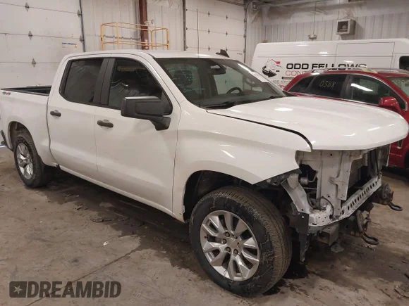 ✅ 2021 Chevrolet Silverado 1500 Work Truck • VIN: 3GCUYAEF0MG336858 • Лот: 43948013. Опубликован ранее на IAAI с пробегом 205 665 миль. Бесплатный доступ к архиву аукционных продаж из США и подробный отчёт об истории автомобиля на DreamBid. Изображение 1.
