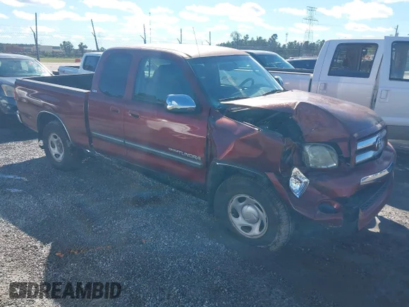 ✅ 2003 Toyota Tundra SR5 • VIN: 5TBBN44113S345763 • Lot: 43420944. Listed on IAAI with 202,866 mi. Free auction sales archive from the USA and detailed vehicle history report at DreamBid. Image 1.