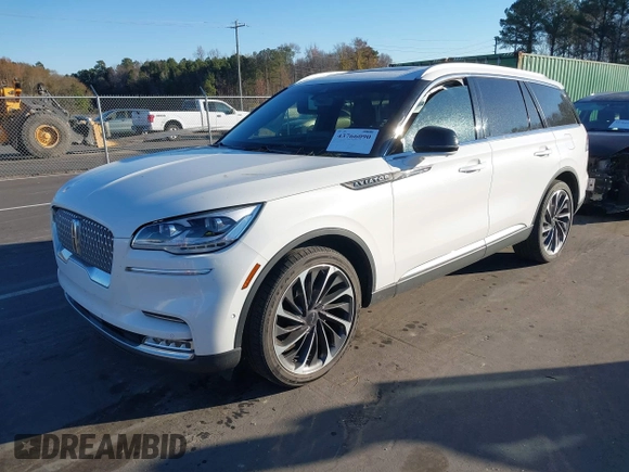✅ 2022 Lincoln Aviator Reserve • VIN: 5LM5J7XCXNGL18890 • Lot: 43766090. Wystawiony na IAAI z przebiegiem 52 799 mil. Bezpłatny archiwum sprzedaży aukcyjnych z USA i szczegółowy raport historii pojazdu na DreamBid. Zdjęcie 2.