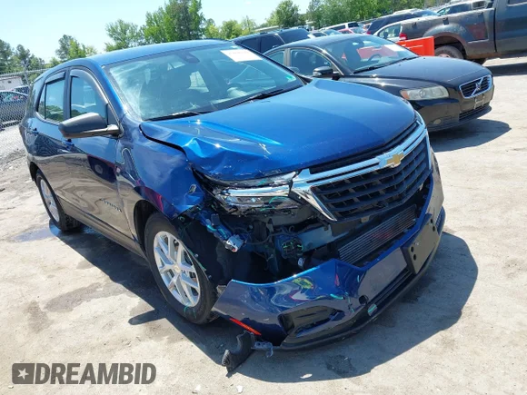 ✅ 2022 Chevrolet Equinox LS • VIN: 3GNAXHEV1NS225358 • Лот: 45070718. Опубліковано раніше на IAAI з пробігом 63 828 миль. Безкоштовний доступ до архіву аукціонних продажів зі США та докладний звіт про історію автомобіля на DreamBid. Зображення 1.