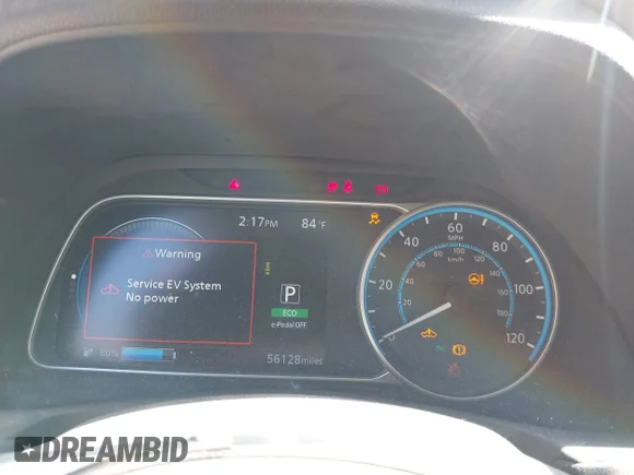 ✅ 2019 Nissan LEAF SV • VIN: 1N4AZ1CP5KC308166 • Лот: 45297855. Опубликован ранее на IAAI с пробегом 56 128 миль. Бесплатный доступ к архиву аукционных продаж из США и подробный отчёт об истории автомобиля на DreamBid. Изображение 7.
