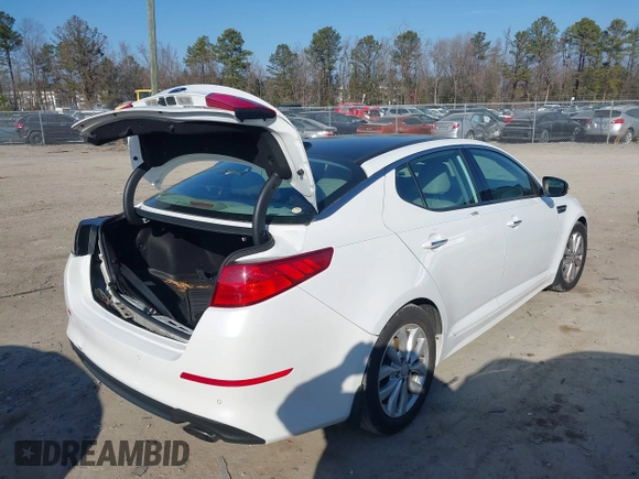 ✅ 2014 Kia Optima EX • VIN: 5XXGN4A7XEG284116 • Lot: 44014174. Wystawiony na IAAI z przebiegiem 180 783 mil. Bezpłatny archiwum sprzedaży aukcyjnych z USA i szczegółowy raport historii pojazdu na DreamBid. Zdjęcie 4.