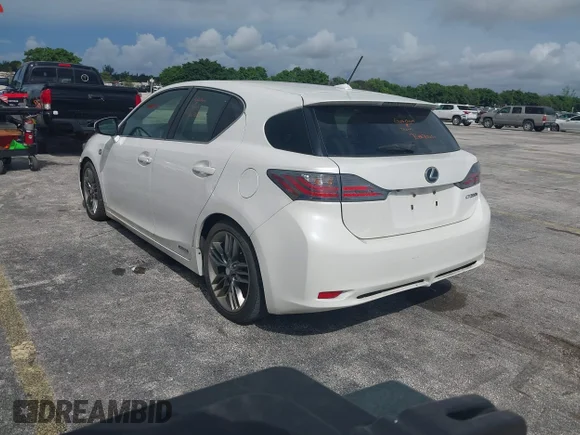 ✅ 2012 Lexus CT 200h • VIN: JTHKD5BHXC2060341 • Лот: 43160160. Опубліковано раніше на IAAI з пробігом 133 693 миль. Безкоштовний доступ до архіву аукціонних продажів зі США та докладний звіт про історію автомобіля на DreamBid. Зображення 3.