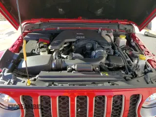 ✅ 2020 Jeep Gladiator Overland • VIN: 1C6HJTFG3LL150796 • Лот: 87410835. Опубликован ранее на Copart с пробегом 13 848 миль. Бесплатный доступ к архиву аукционных продаж из США и подробный отчёт об истории автомобиля на DreamBid. Изображение 16.