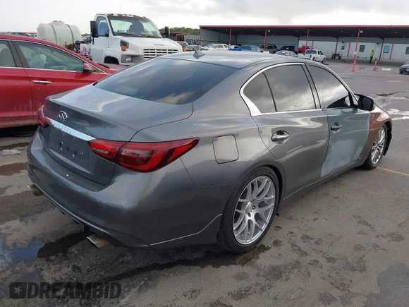 ✅ 2020 Infiniti Q50 Luxe • VIN: JN1EV7AR8LM252432 • Лот: 45530503. Опубликован ранее на IAAI с пробегом 91 302 миль. Бесплатный доступ к архиву аукционных продаж из США и подробный отчёт об истории автомобиля на DreamBid. Изображение 4.