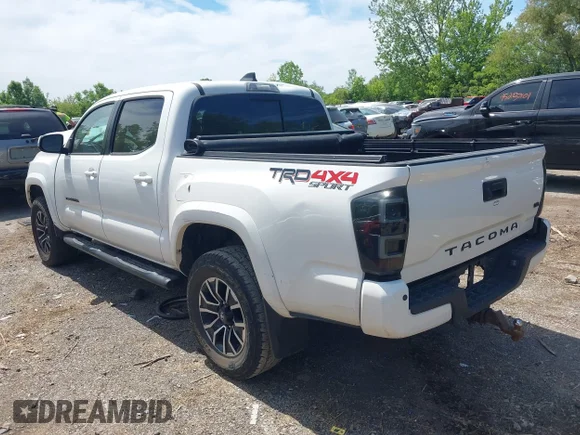 ✅ 2020 Toyota Tacoma TRD Sport • VIN: 3TMCZ5ANXLM329851 • Лот: 45235807. Опубликован ранее на IAAI с пробегом 102 577 миль. Бесплатный доступ к архиву аукционных продаж из США и подробный отчёт об истории автомобиля на DreamBid. Изображение 3.