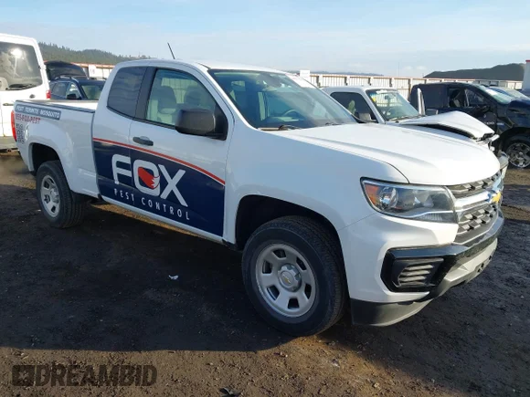 ✅ 2022 Chevrolet Colorado 2WD Work Truck • VIN: 1GCHSBEA0N1234392 • Lot: 44279050. Listed on IAAI with 54,326 mi. Free auction sales archive from the USA and detailed vehicle history report at DreamBid. Image 1.