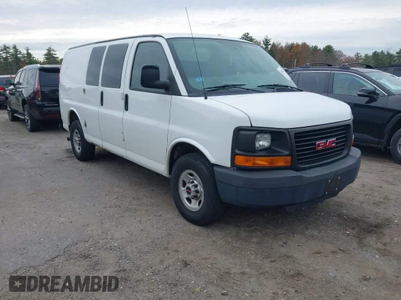 ✅ 2010 GMC Savana • VIN: 1GTZGFBG8A1183675 • Lot: 44208035. Listed on IAAI with 189,088 mi. Free auction sales archive from the USA and detailed vehicle history report at DreamBid. Image 1.