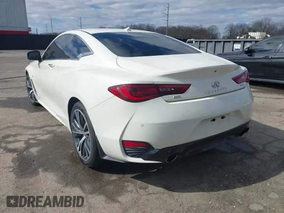 ✅ 2020 Infiniti Q60 Luxe • VIN: JN1EV7EL3LM380163 • Lot: 44619576. Listed on IAAI with 41,248 mi. Free auction sales archive from the USA and detailed vehicle history report at DreamBid. Image 3.