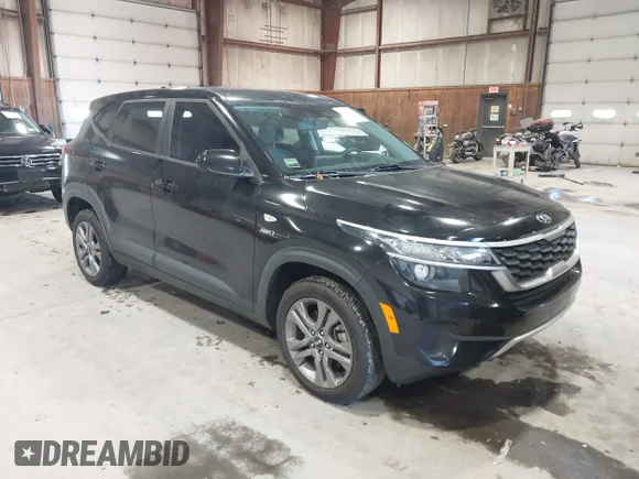 ✅ 2021 Kia Seltos LX • VIN: KNDEPCAA2M7212938 • Лот: 43861286. Опубліковано раніше на IAAI з пробігом 46 869 миль. Безкоштовний доступ до архіву аукціонних продажів зі США та докладний звіт про історію автомобіля на DreamBid. Зображення 1.