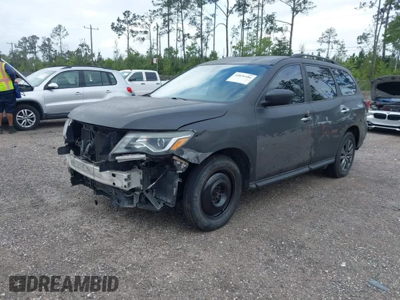✅ 2019 Nissan Pathfinder SV • VIN: 5N1DR2MN5KC618713 • Lot: 44826186. Wystawiony na IAAI z przebiegiem 159 189 mil. Bezpłatny archiwum sprzedaży aukcyjnych z USA i szczegółowy raport historii pojazdu na DreamBid. Zdjęcie 2.
