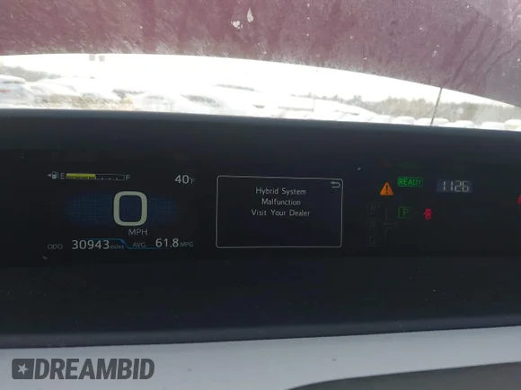 ✅ 2022 Toyota Prius XLE • VIN: JTDKAMFPXN3216140 • Lot: 44204746. Wystawiony na IAAI z przebiegiem 30 943 mil. Bezpłatny archiwum sprzedaży aukcyjnych z USA i szczegółowy raport historii pojazdu na DreamBid. Zdjęcie 7.