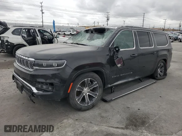 ✅ 2024 Jeep Grand Wagoneer • VIN: 1C4SJSEP5RS109871 • Лот: 53507155. Опубликован ранее на Copart с пробегом 6 377 миль. Бесплатный доступ к архиву аукционных продаж из США и подробный отчёт об истории автомобиля на DreamBid. Изображение 1.