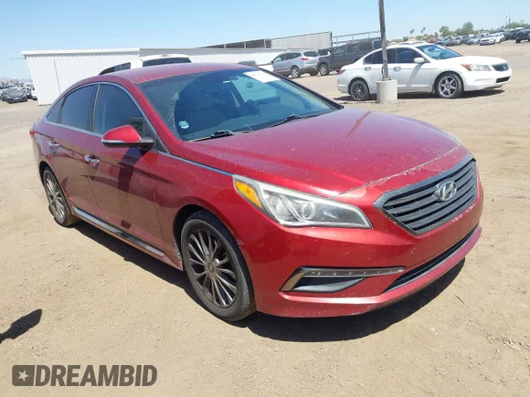 ✅ 2015 Hyundai Sonata Limited • VIN: 5NPE34AF6FH040456 • Лот: 45027034. Опубликован ранее на IAAI с пробегом 151 850 миль. Бесплатный доступ к архиву аукционных продаж из США и подробный отчёт об истории автомобиля на DreamBid. Изображение 1.