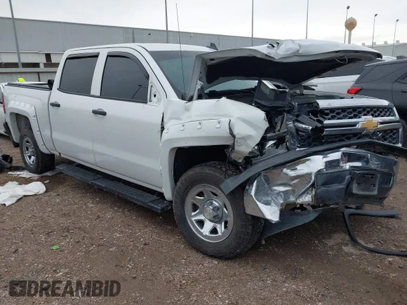✅ 2015 Chevrolet Silverado 1500 LS • VIN: 3GCPCPEH1FG300227 • Lot: 45205050. Listed on IAAI with 140,121 mi. Free auction sales archive from the USA and detailed vehicle history report at DreamBid. Image 1.