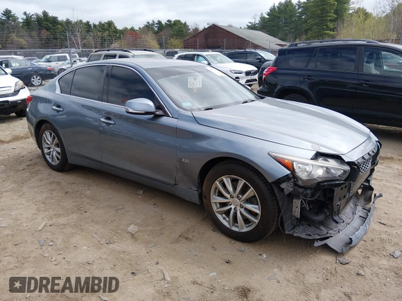 ✅ 2016 Infiniti Q50 Premium • VIN: JN1CV7AR6GM250059 • Лот: 44954646. Опубликован ранее на IAAI с пробегом 131 479 миль. Бесплатный доступ к архиву аукционных продаж из США и подробный отчёт об истории автомобиля на DreamBid. Изображение 1.