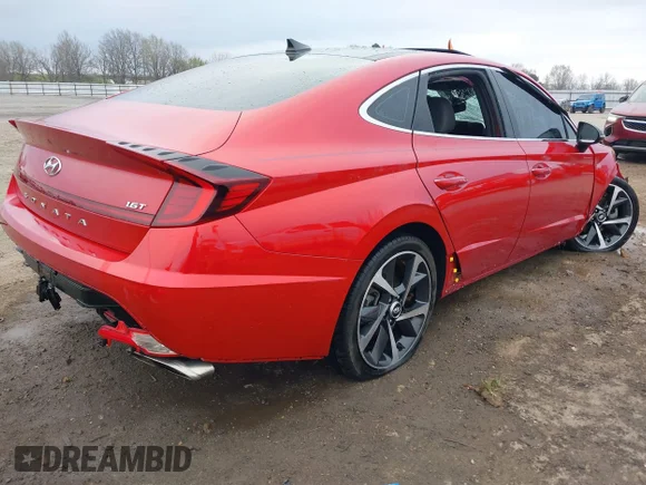✅ 2022 Hyundai Sonata SEL Plus • VIN: 5NPEJ4J25NH137763 • Lot: 44511110. Listed on IAAI with 69,531 mi. Free auction sales archive from the USA and detailed vehicle history report at DreamBid. Image 4.