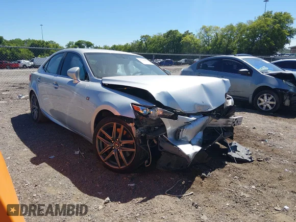 ✅ 2015 Lexus IS 350 • VIN: JTHCE1D20F5005614 • Лот: 45118266. Опубліковано раніше на IAAI з пробігом 168 392 миль. Безкоштовний доступ до архіву аукціонних продажів зі США та докладний звіт про історію автомобіля на DreamBid. Зображення 1.