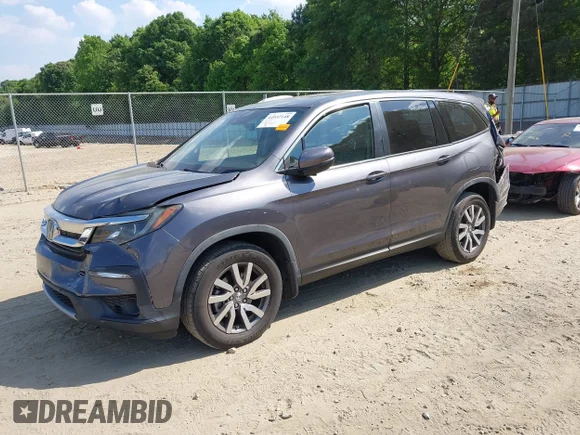 ✅ 2019 Honda Pilot EX-L • VIN: 5FNYF5H42KB005016 • Лот: 44932148. Опубліковано раніше на IAAI з пробігом 112 568 миль. Безкоштовний доступ до архіву аукціонних продажів зі США та докладний звіт про історію автомобіля на DreamBid. Зображення 2.