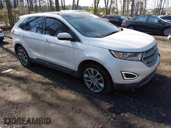 ✅ 2017 Ford Edge Titanium • VIN: 2FMPK4K94HBC61214 • Lot: 44374023. Listed on IAAI with 152,516 mi. Free auction sales archive from the USA and detailed vehicle history report at DreamBid. Image 1.