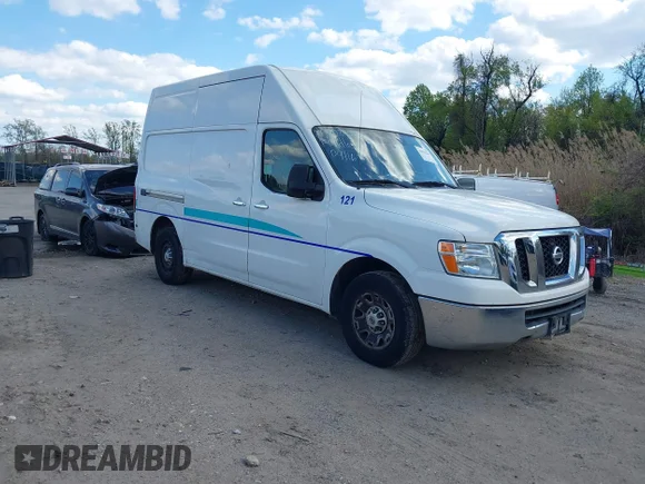 ✅ 2012 Nissan NV SV • VIN: 1N6AF0LY0CN105808 • Lot: 42031263. Listed on IAAI with 399,400 mi. Free auction sales archive from the USA and detailed vehicle history report at DreamBid. Image 1.