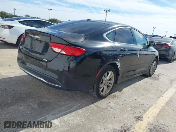 ✅ 2015 Chrysler 200 Limited • VIN: 1C3CCCAB9FN561609 • Lot: 41239787. Wystawiony na IAAI z przebiegiem 167 791 mil. Bezpłatny archiwum sprzedaży aukcyjnych z USA i szczegółowy raport historii pojazdu na DreamBid. Zdjęcie 4.