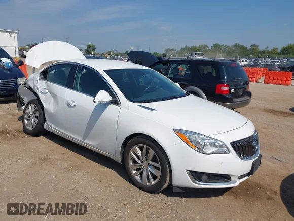 ✅ 2016 Buick Regal • VIN: 2G4GK5EX3G9102156 • Lot: 42889097. Listed on IAAI with 157,365 mi. Free auction sales archive from the USA and detailed vehicle history report at DreamBid. Image 1.