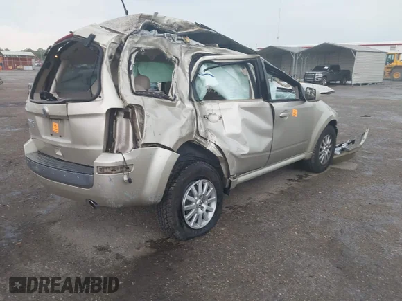 ✅ 2010 Mercury Mariner Premier • VIN: 4M2CN8H70AKJ19083 • Lot: 45095118. Wystawiony na IAAI z przebiegiem 106 233 mil. Bezpłatny archiwum sprzedaży aukcyjnych z USA i szczegółowy raport historii pojazdu na DreamBid. Zdjęcie 4.