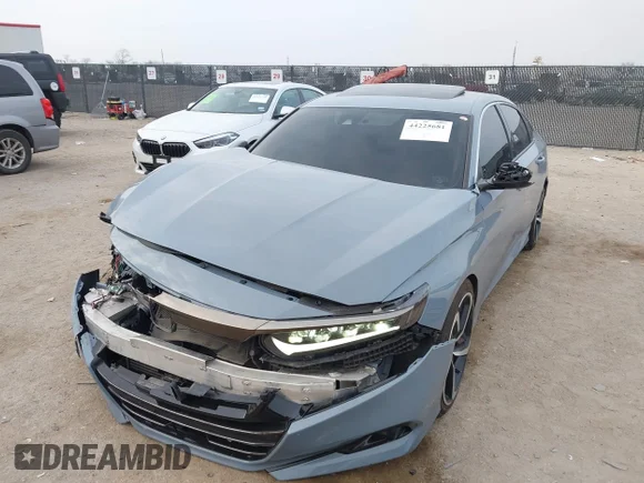 ✅ 2022 Honda Accord Sport • VIN: 1HGCV2F31NA021051 • Lot: 44225681. Wystawiony na IAAI z przebiegiem 63 499 mil. Bezpłatny archiwum sprzedaży aukcyjnych z USA i szczegółowy raport historii pojazdu na DreamBid. Zdjęcie 2.