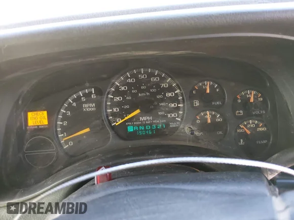 ✅ 2000 Chevrolet Silverado 1500 LS • VIN: 1GCEK19T1YE140513 • Lot: 44246304. Wystawiony na IAAI z przebiegiem 190 461 mil. Bezpłatny archiwum sprzedaży aukcyjnych z USA i szczegółowy raport historii pojazdu na DreamBid. Zdjęcie 7.