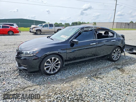 ✅ 2015 Honda Accord Sport • VIN: 1HGCR2E54FA019304 • Lot: 52120096. Wystawiony na Copart z przebiegiem 170 590 mil. Bezpłatny archiwum sprzedaży aukcyjnych z USA i szczegółowy raport historii pojazdu na DreamBid. Zdjęcie 1.