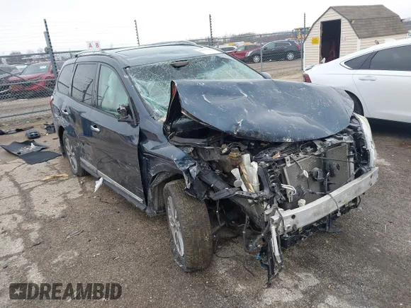 ✅ 2015 Nissan Pathfinder S • VIN: 5N1AR2MM3FC617866 • Лот: 43893946. Опубликован ранее на IAAI с пробегом Не указан. Бесплатный доступ к архиву аукционных продаж из США и подробный отчёт об истории автомобиля на DreamBid. Изображение 1.