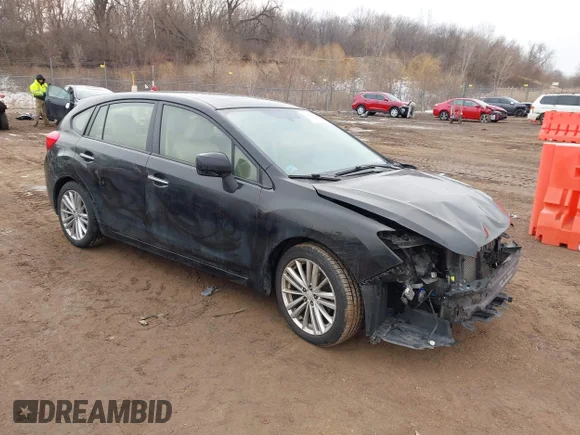 ✅ 2014 Subaru Impreza Limited • VIN: JF1GPAH63E8239856 • Lot: 44359478. Listed on IAAI with 76,080 mi. Free auction sales archive from the USA and detailed vehicle history report at DreamBid. Image 1.