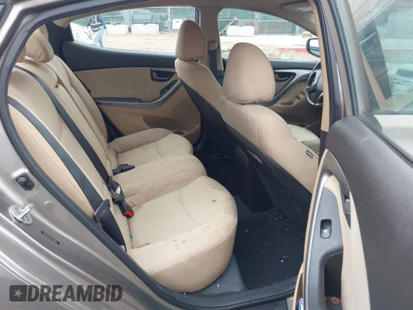 ✅ 2013 Hyundai Elantra GLS • VIN: 5NPDH4AE4DH319874 • Lot: 45065943. Wystawiony na IAAI z przebiegiem 185 113 mil. Bezpłatny archiwum sprzedaży aukcyjnych z USA i szczegółowy raport historii pojazdu na DreamBid. Zdjęcie 8.